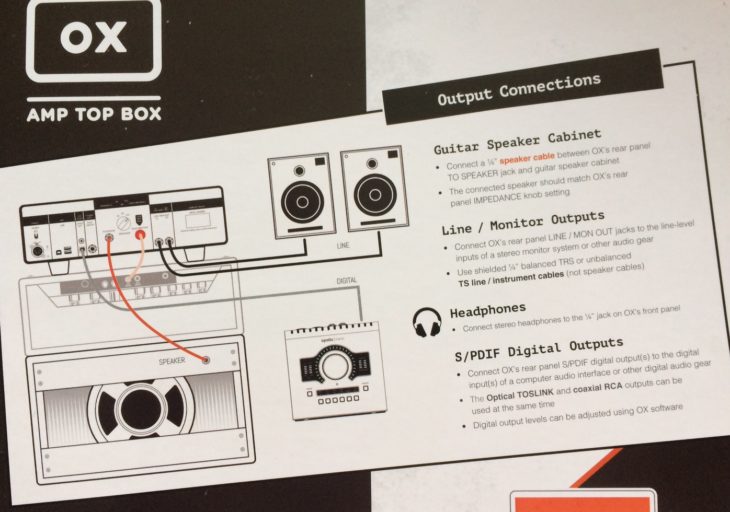 Universal Audio OX Amp Top Box-Anleitung