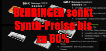 Behringer senkt drastisch seine Synthesizer-Preise