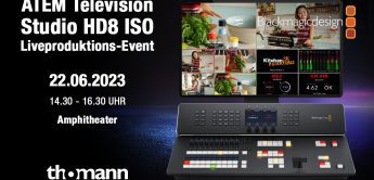 Liveproduktionsevent – ATEM Television Studio HD8 ISO