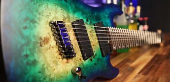 Test: Cort KX508MS II Marina Blue Burst, achtsaitige E-Gitarre