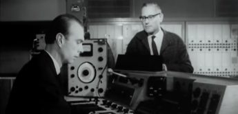 Siemens-Studio für elektronische Musik historische Filmaufnahme