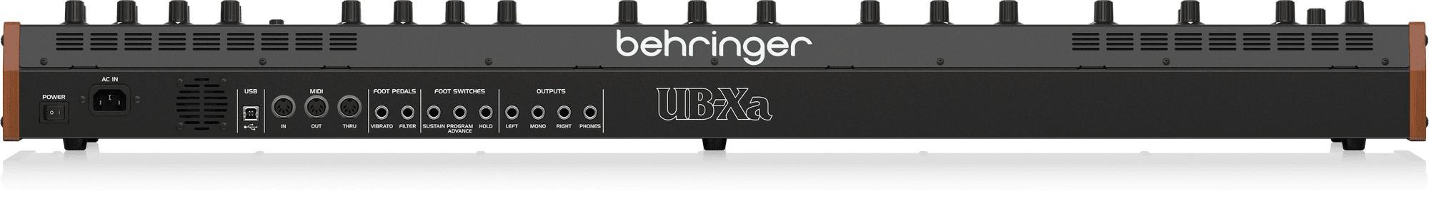 behringer ub-xa synthesizer rear