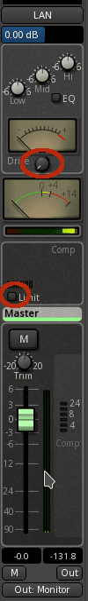 Masterfader Mixbus 32C