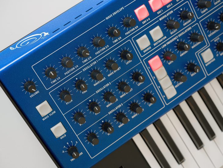Detailaufnahme des Groove Synthesis 3rd WAVE Synthesizer