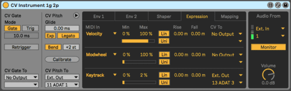 Ableton Live CV Tools - Ins Expression