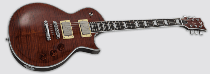 ESP LTD EC-1000 Fluence Tiger Eye E-Gitarre