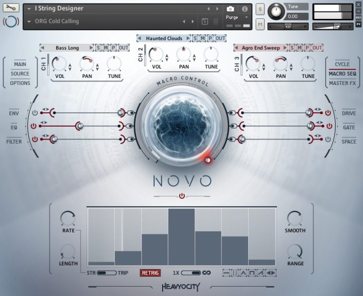 Heavyocity NOVO Modern Strings - String Designer Macro Seq