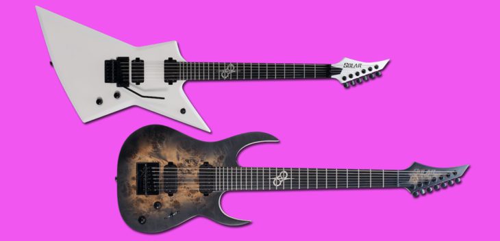 Solar Guitars präsentieren zwei neue E-Gitarren