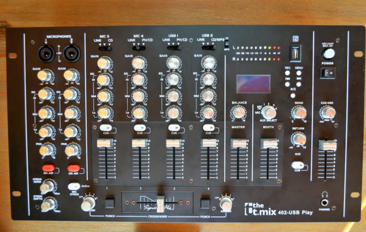 the t.mix 402-USB Play Oberseite