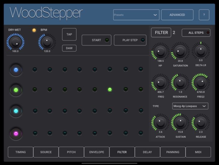 Woodman's Immaculate Maple Syrup Studio WoodStepper iOS Filter