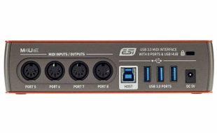 ESI M4UeX MIDI-Interface + 3-fach usb 3 Hub