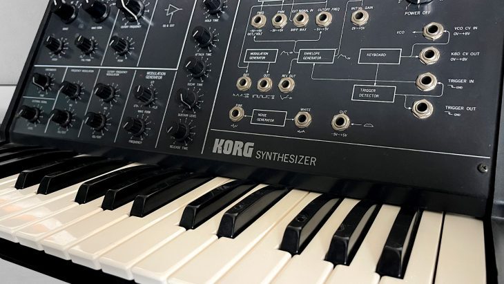 Korg MS-10 Synthesizer Tastatur