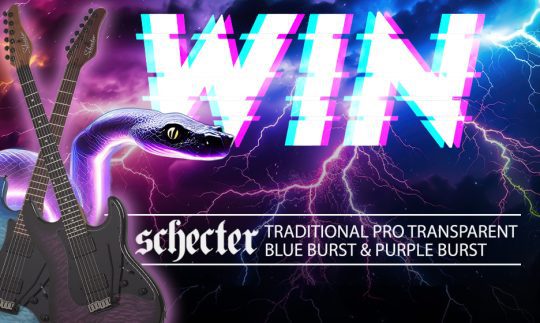 Gewinnspiel: Schecter Traditional Pro Transparent Blue Burst & Purple Burst E-Gitarren