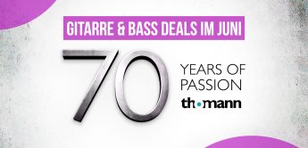 70 Jahre Thomann: Die Gitarre & Bass Deals im Juni