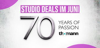 70 Jahre Thomann: Die Studio-Deals für Juni sind da!