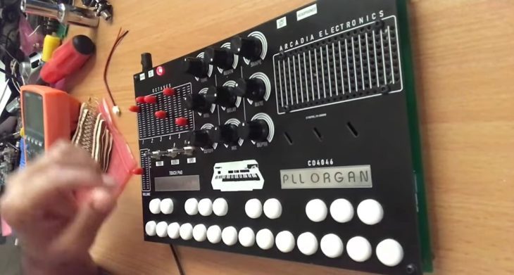arcadia electronics pll organ synthesizer