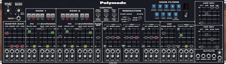 cherry audio polymode synthesizer moog polymoog