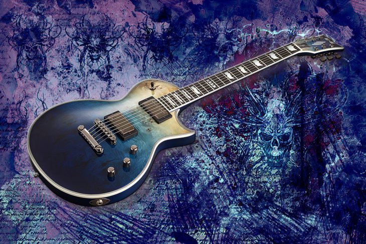 ESP E-II Eclipse BM Blue Nat Fade E-Gitarre