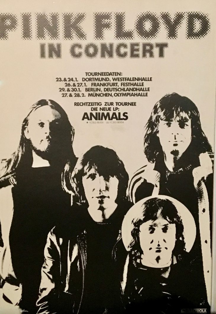 Das Plakat zur Pink Floyd-Tournee von 1977