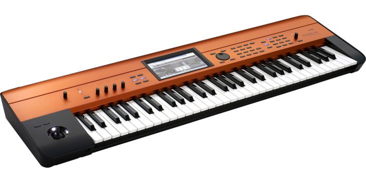 korg krome ex cu copper workstation synthesizer