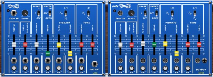 voltage modular syndrum synthesizer