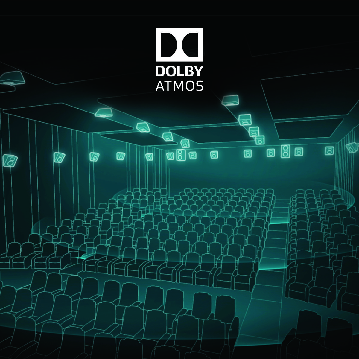 Lautsprechersetup im Kino (Bild: Dolby)