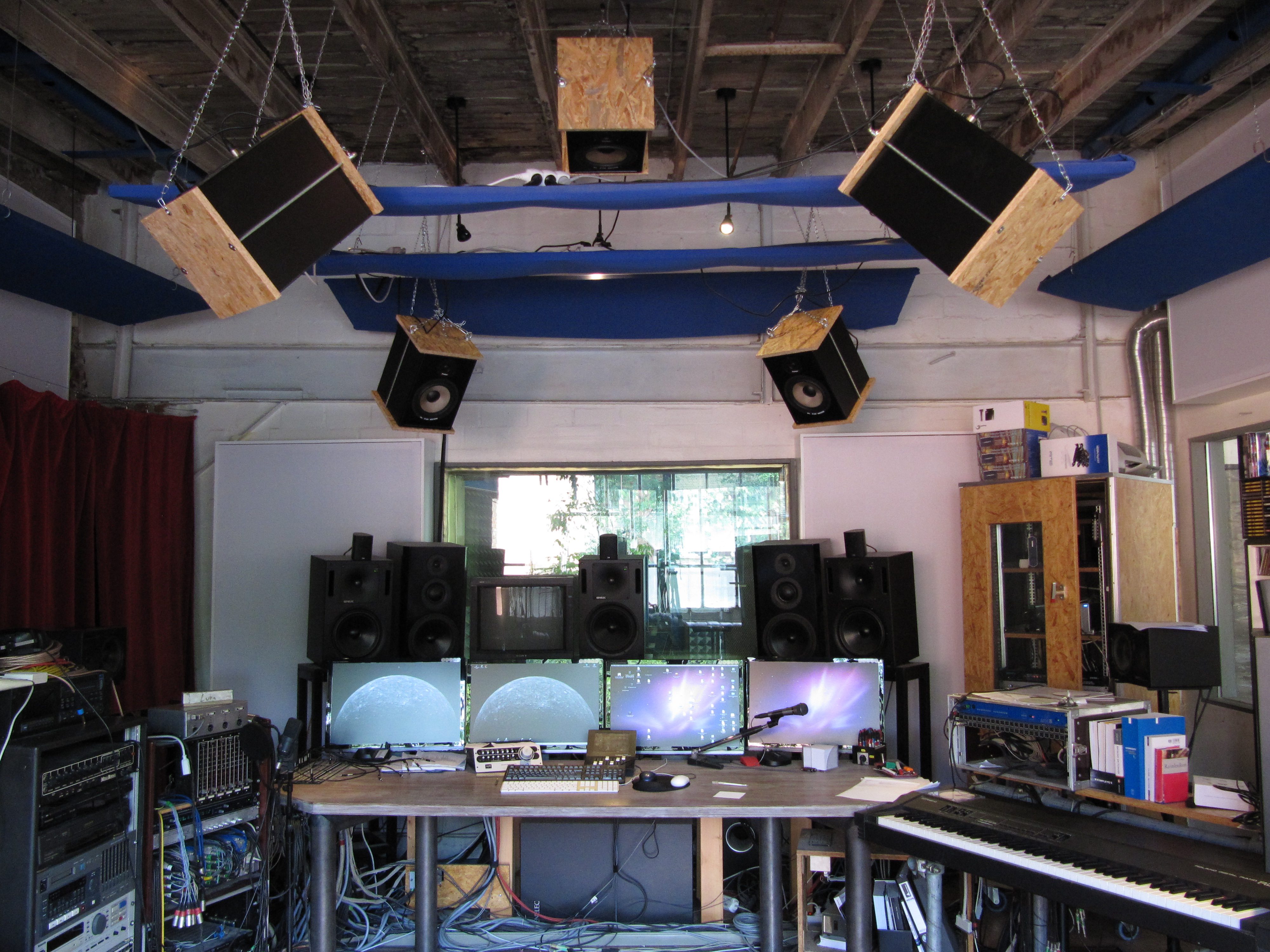 Eines der ersten 3D/Immersive Audio Studios in Deutschland: Luna-Studio Hamburg. Hier wurde der Spatial Audio Designer entwickelt. (Bild: New Audio Technology GmbH)