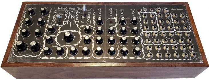 infernal noise machine v2 minimal case synthesizer