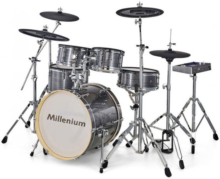 Millenium MPS-1000, Hybrid E-Drums test