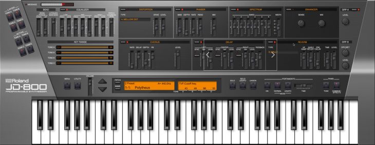 roland jd-800 synthesizer plugin fx