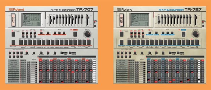 roland tr-707 tr-727 drum machine plugin