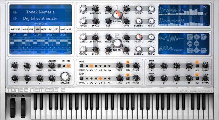 tone2 nemesis 2 synthesizer plugin 2