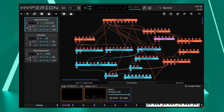 tracktion hyperion synthesizer plugin