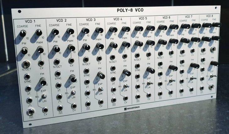wavefonix poly-8 vco eurorack module