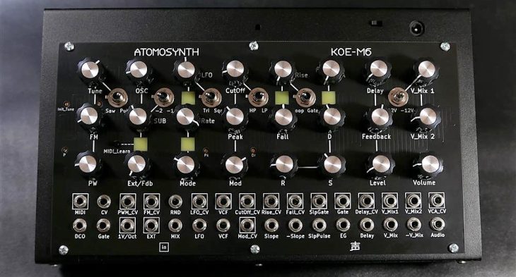 atomosynth koe m6 semi-modular synthesizer