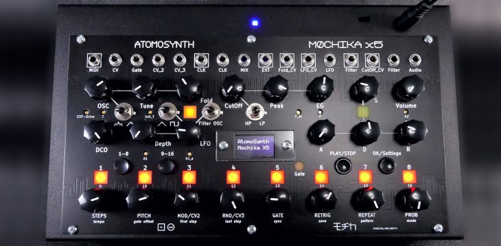 atomosynth mochika x5 synthesizer euroack