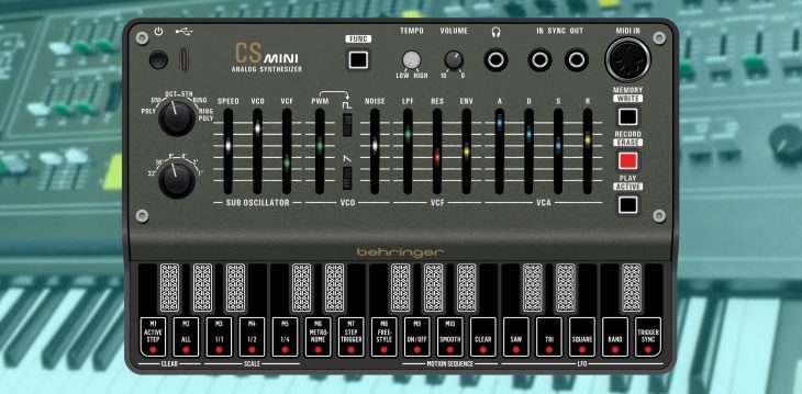 behringer cs mini synthesizer rendering yamaha cs-80