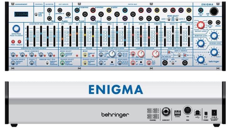 behringer enigma buchla easel 208 synthesizer rear