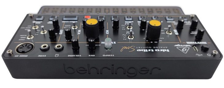 behringer hirotribe synthesizer drum machine groove rear