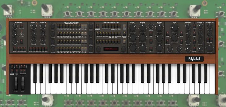 behringer polykobol synthesizer rendering