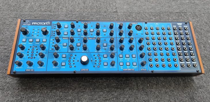 behringer proton semi-modular synthesizer top