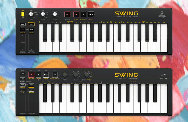Behringer Swing, MIDI-Masterkeyboard mit Sequenzer
