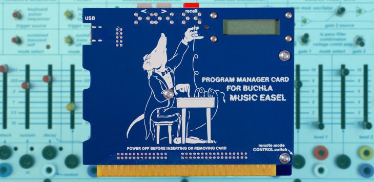 buchla program manager card music easel