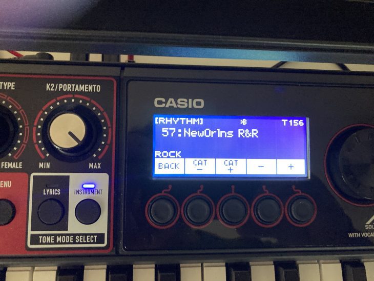 Casio CT-S1000V Rhythm 1