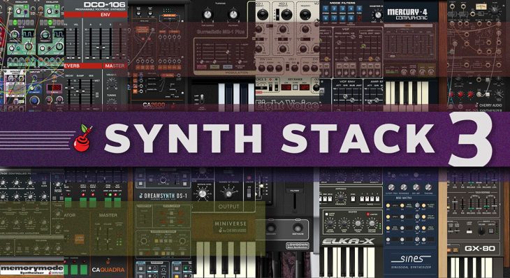 cherry audio synth stack 3 plugin bundle synthesizer