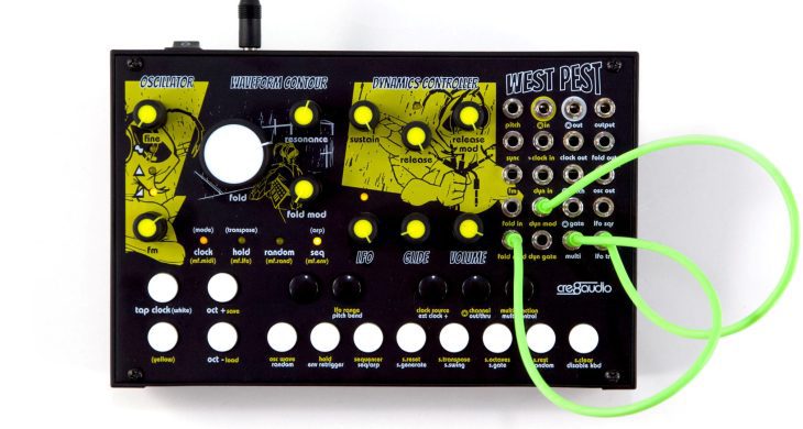 cre8audio west pest synthesizer top
