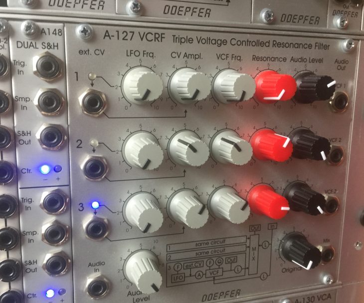 Doepfer A-127 VCRF Triple Voltage Controlled Resonance Filter