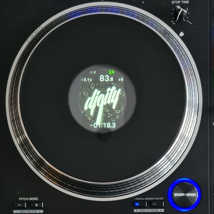 Display Mode Album Art Pioneer DJ DDJ-REV7