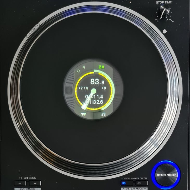 Display Mode Virtual Deck Pioneer DJ DDJ-REV7