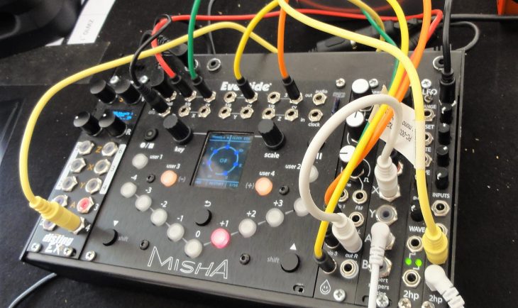 eventide misha eurorack sequencer patched
